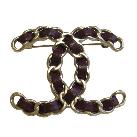 leather brooch chanel worth|chanel french brooch.